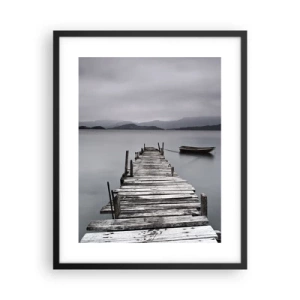 Affisch i svart ram - Imorgon kan du ge dig iväg - 40x50 cm