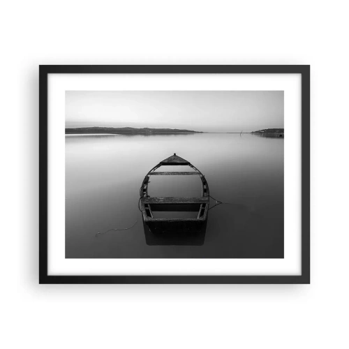 Affisch i svart ram - Längtan och melankoli - 50x40 cm