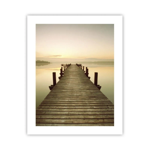 Affisch - Förgryning, gryning, ljus - 40x50 cm