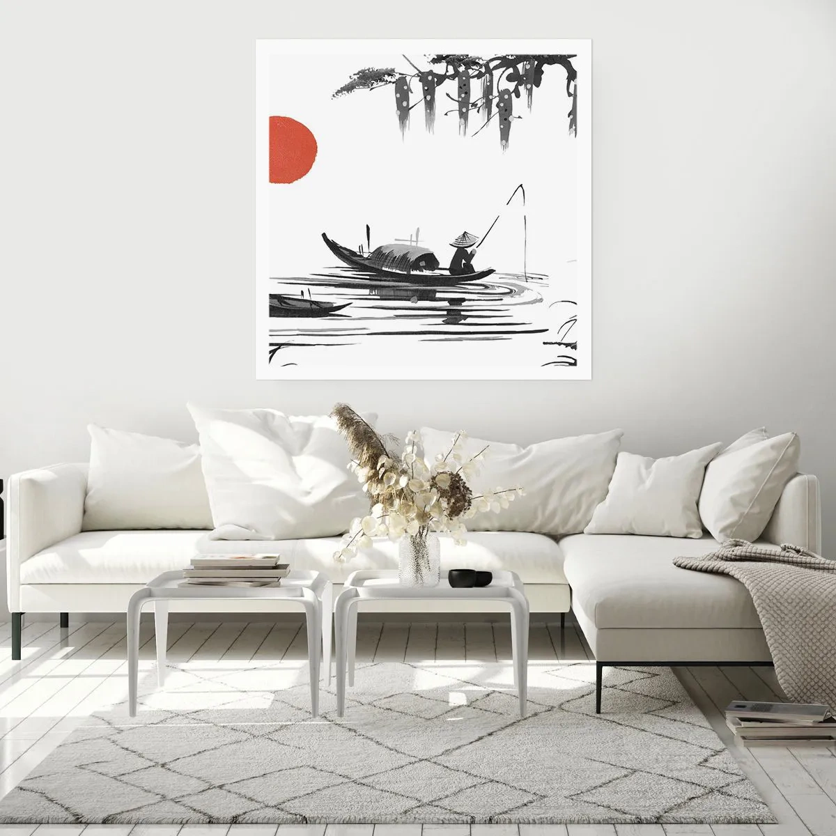 Affisch - Asiatisk eftermiddag - 50x50 cm