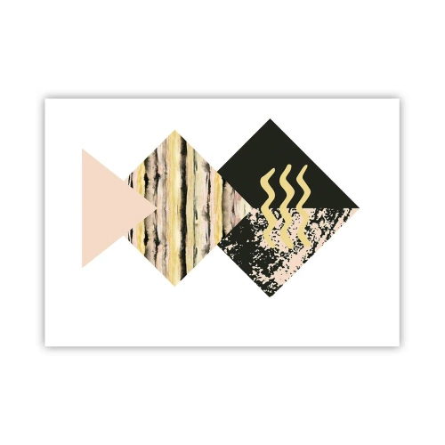 Affisch - Inte så enkelt - 100x70 cm