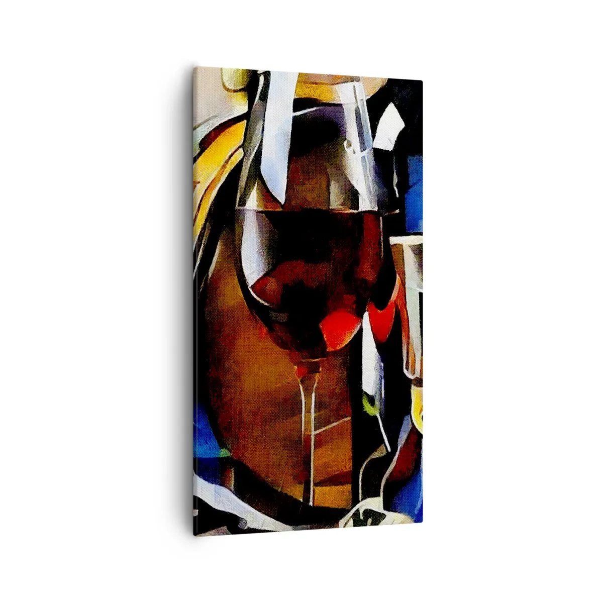 Canvastavla - Bild på duk - Så blir världen färgglad - 55x100 cm