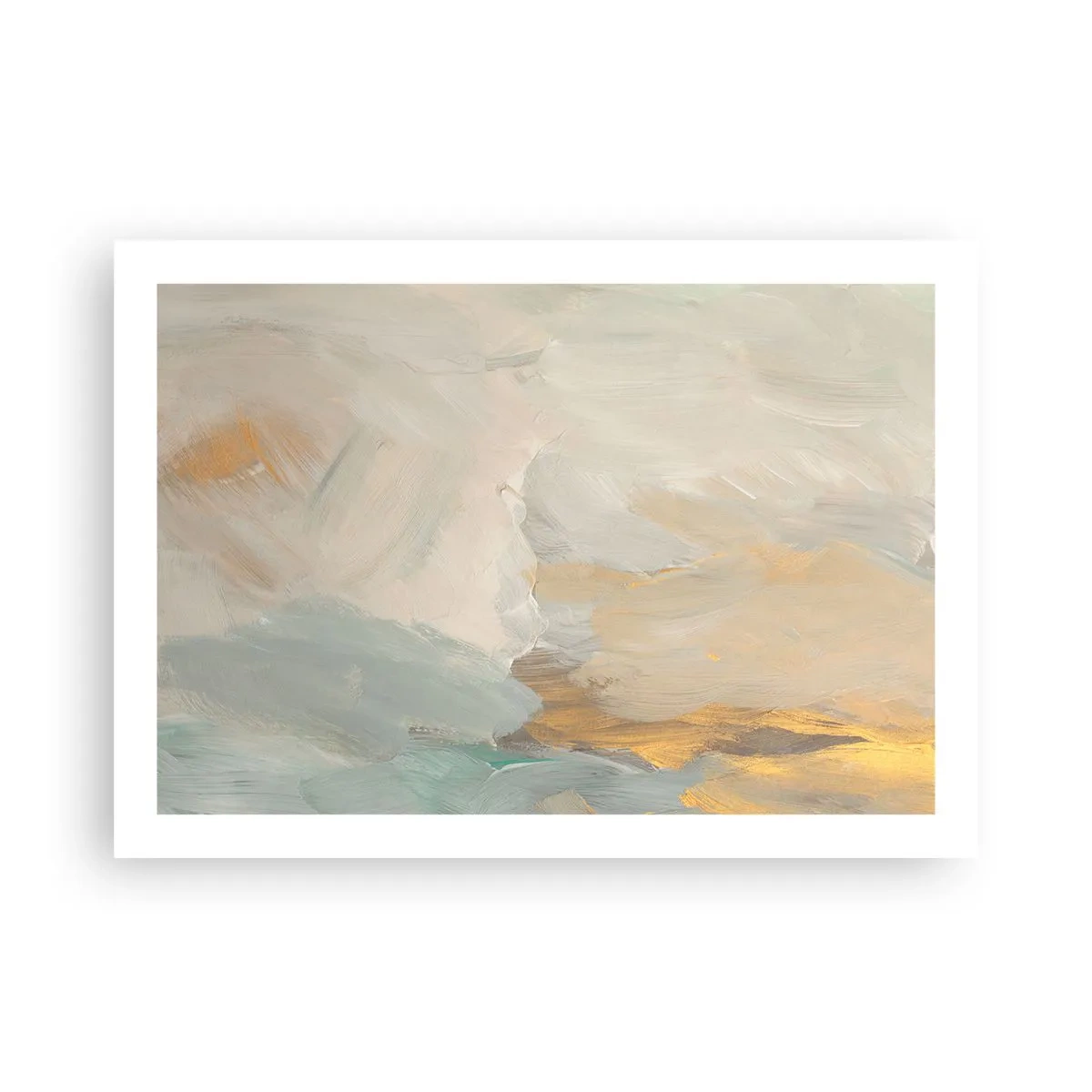 Affisch - Abstraktion - ett land av mildhet - 70x50 cm