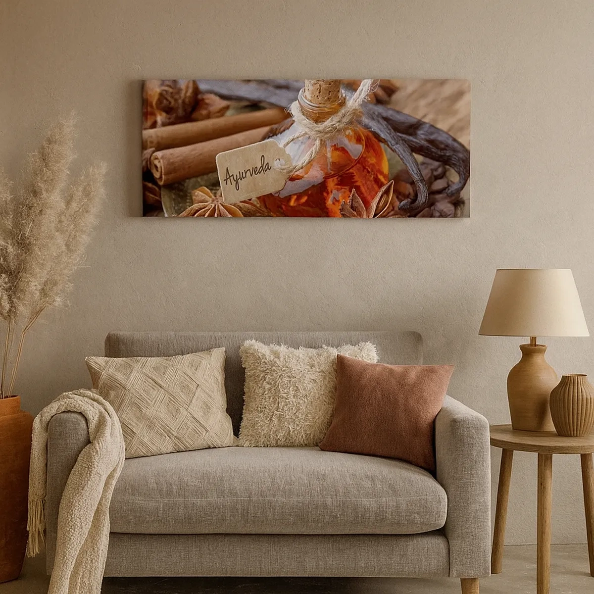 Canvastavla - Bild på duk - Mot kroppens och själens enighet - 30x30 cm