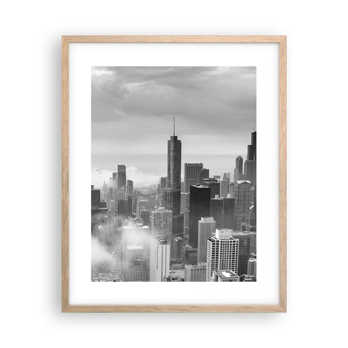 Affisch i ram av ljusek - Amerikanskt landskap - 40x50 cm