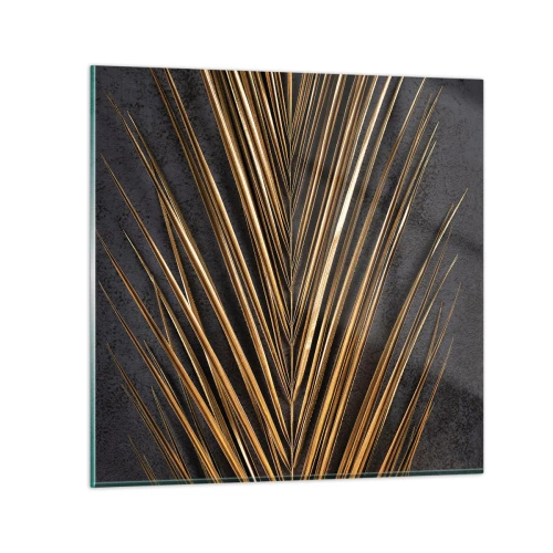 Glastavla - Bild på glas - Tropikens guld - 30x30 cm