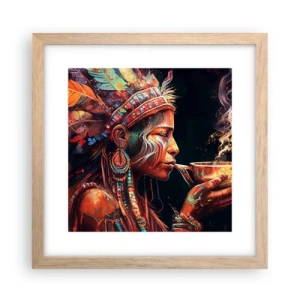 Affisch i ram av ljusek - En magisk ritual - 30x30 cm