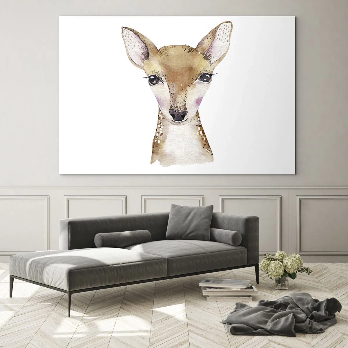 Glastavla - Bild på glas - Oskuldens natur - 120x80 cm