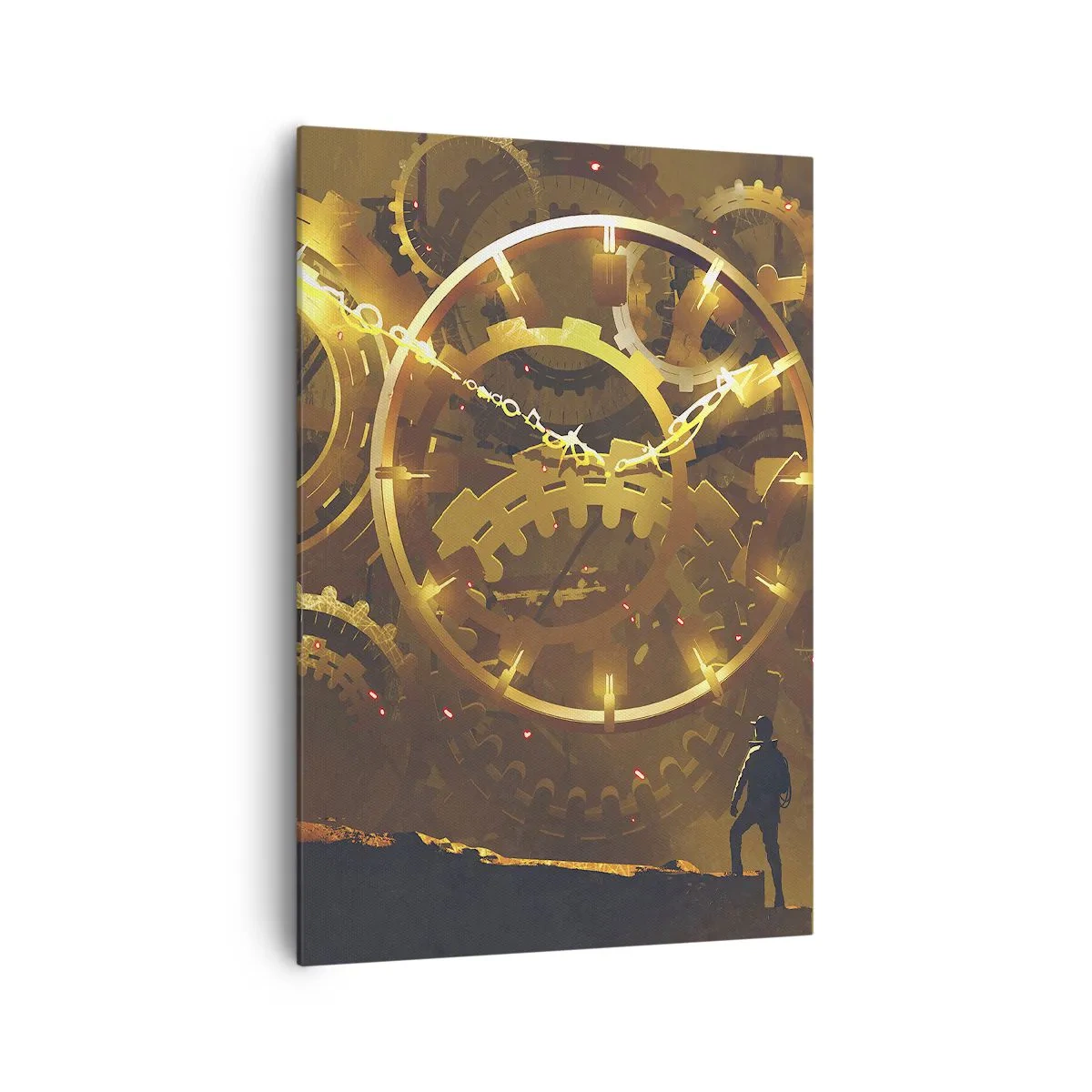 Canvastavla - Bild på duk - Hos tidens källor - 70x100 cm