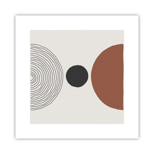 Affisch - I fokus - 30x30 cm