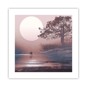 Affisch - Nattens under - 40x40 cm