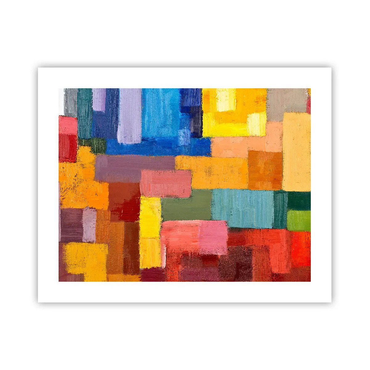 Affisch - Alla olika, alla färgglada - 50x40 cm