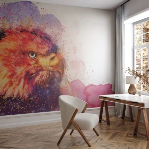 Fototapet Premium Sand - Du vill inte vet vad jag tänker på - Abstraktion, Fågel, Örn - 350x256 cm