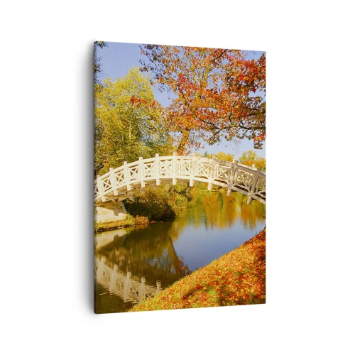 Canvastavla - Bild på duk - På suckarnas vita bro - 50x70 cm