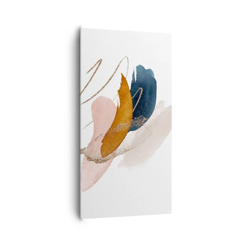 Canvastavla - Bild på duk - Bevingad komposition - 65x120 cm