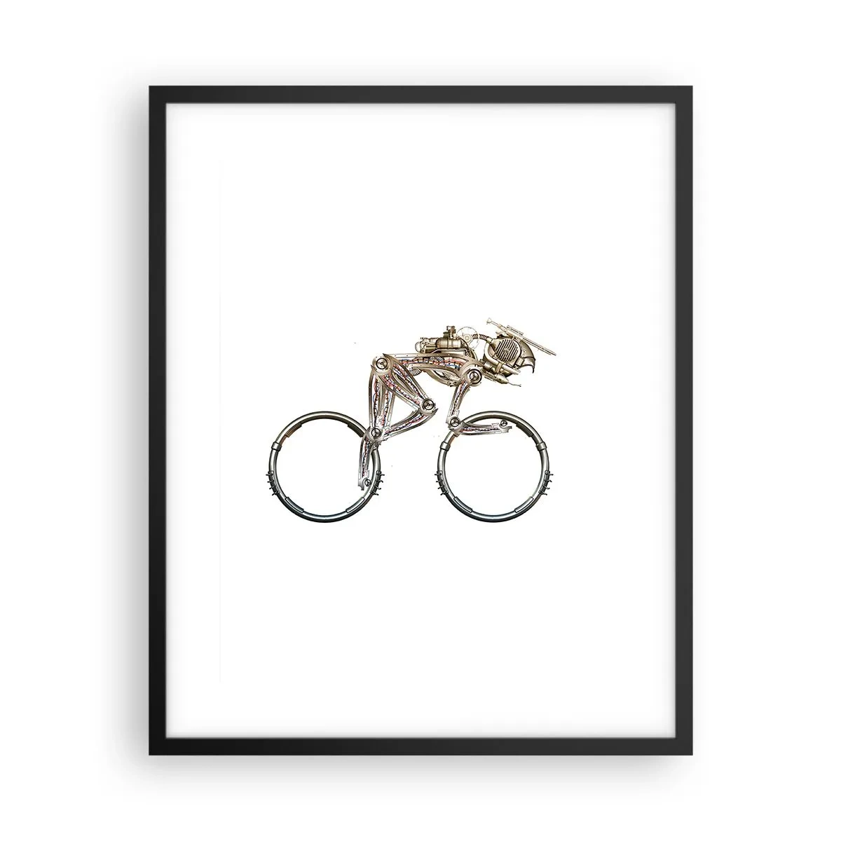 Affisch i svart ram - Underbar maskin - 40x50 cm