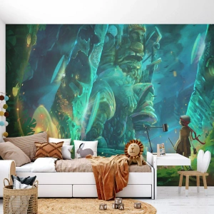 Fototapet Premium Canvas - Från den stora sagoboken - Fantasi, Saga för barn, Saga - 250x175 cm