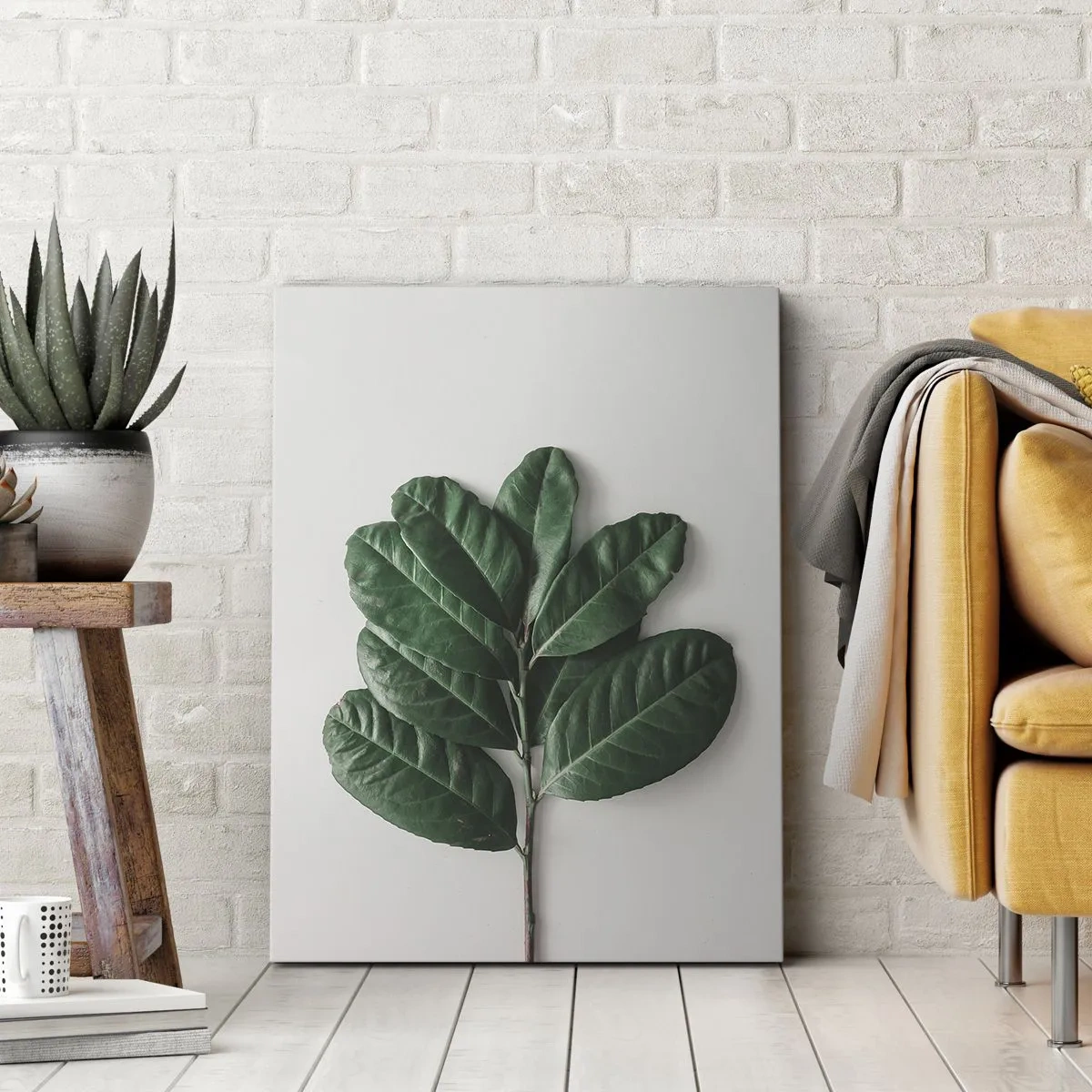 Canvastavla - Bild på duk - Själva naturens bild - 65x120 cm