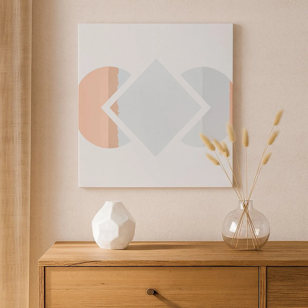 Canvastavla - Bild på duk - Situationen är klar - 30x30 cm