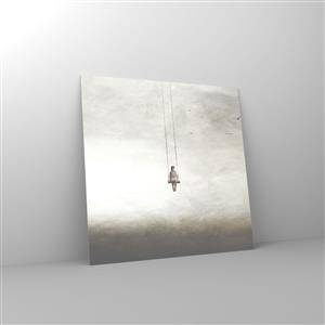 Glastavla - Bild på glas - Barn i oss - 70x70 cm