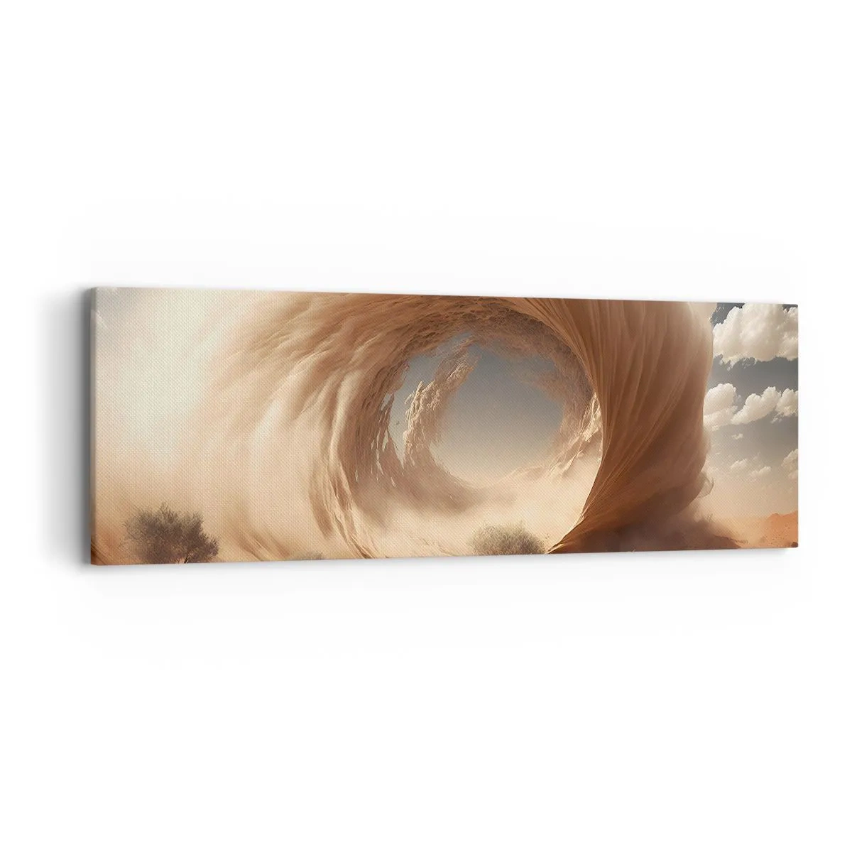 Canvastavla - Bild på duk - Öppen portal - 90x30 cm