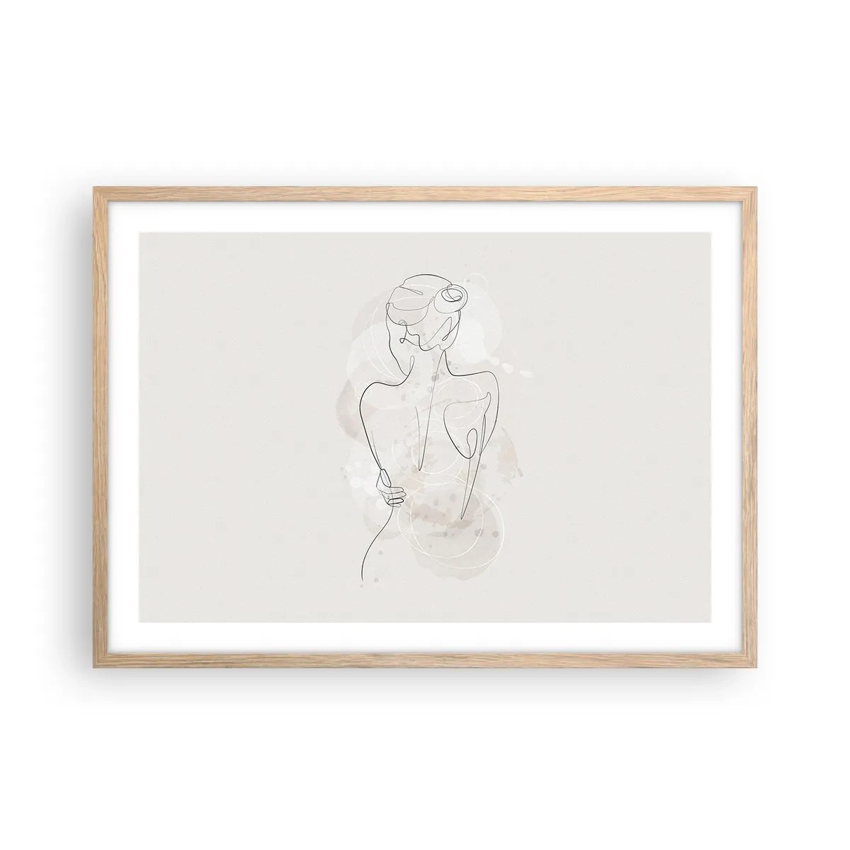 Affisch i ram av ljusek - Som ett känsligt instrument - 70x50 cm