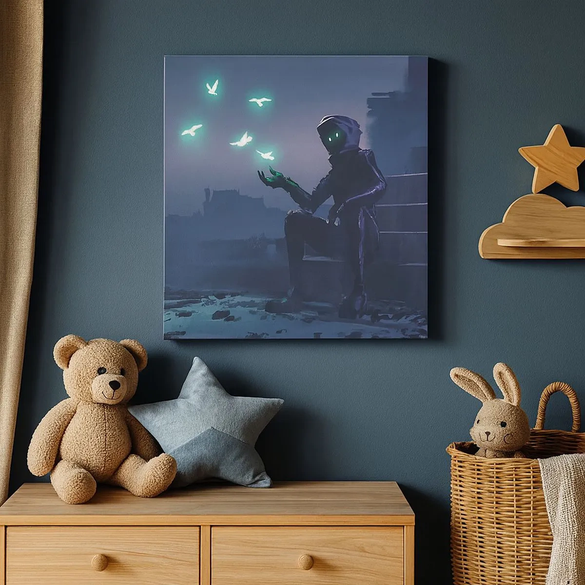 Canvastavla - Bild på duk - Livet kommer tillbaka - 30x30 cm