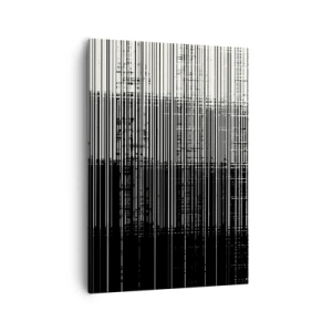 Canvastavla - Bild på duk - Vågor och vibrationer - 50x70 cm