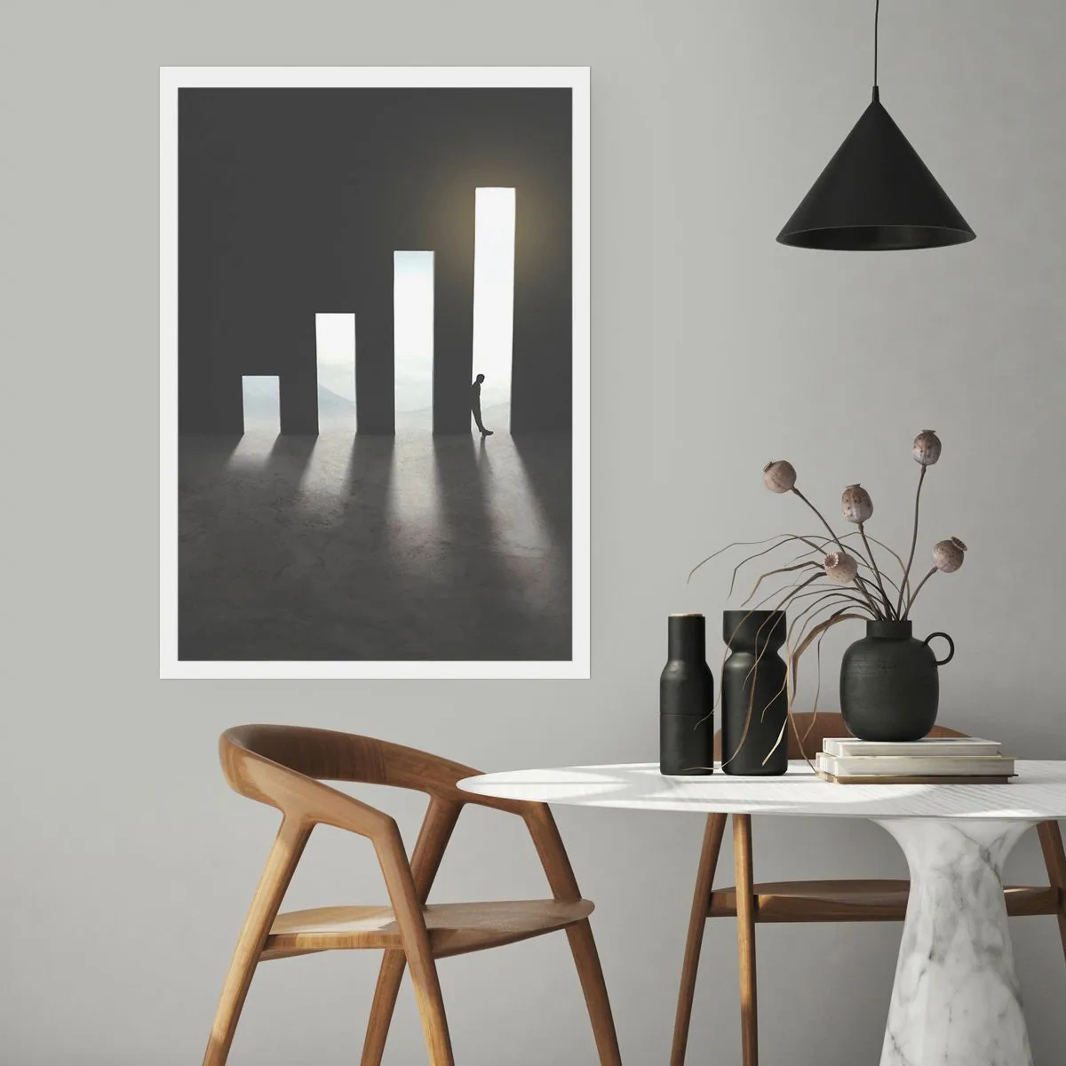 Affisch - Framgång - ett intryck - 70x100 cm