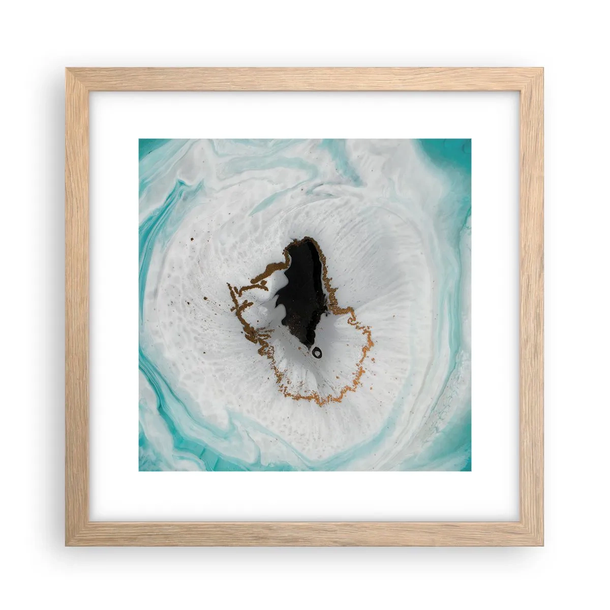 Affisch i ram av ljusek - Att tränga in - 30x30 cm