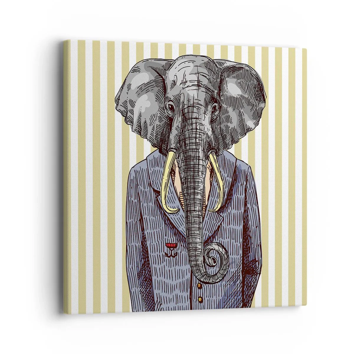 Canvastavla - Bild på duk - Elegant ur naturen - 40x40 cm