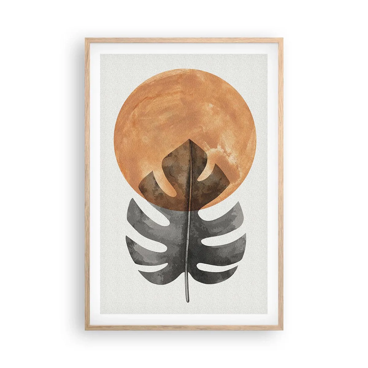 Affisch i ram av ljusek - Alltid solen - 61x91 cm