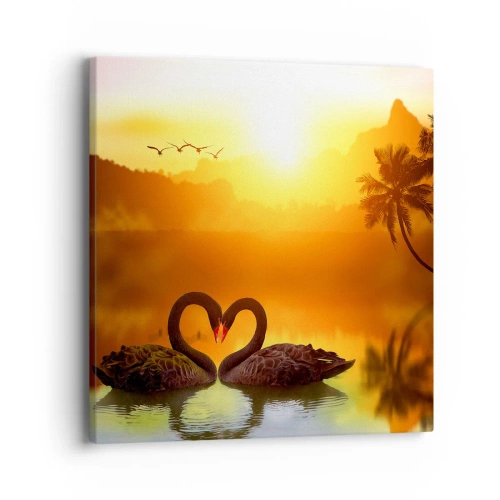 Canvastavla - Bild på duk - Allt parat - 40x40 cm