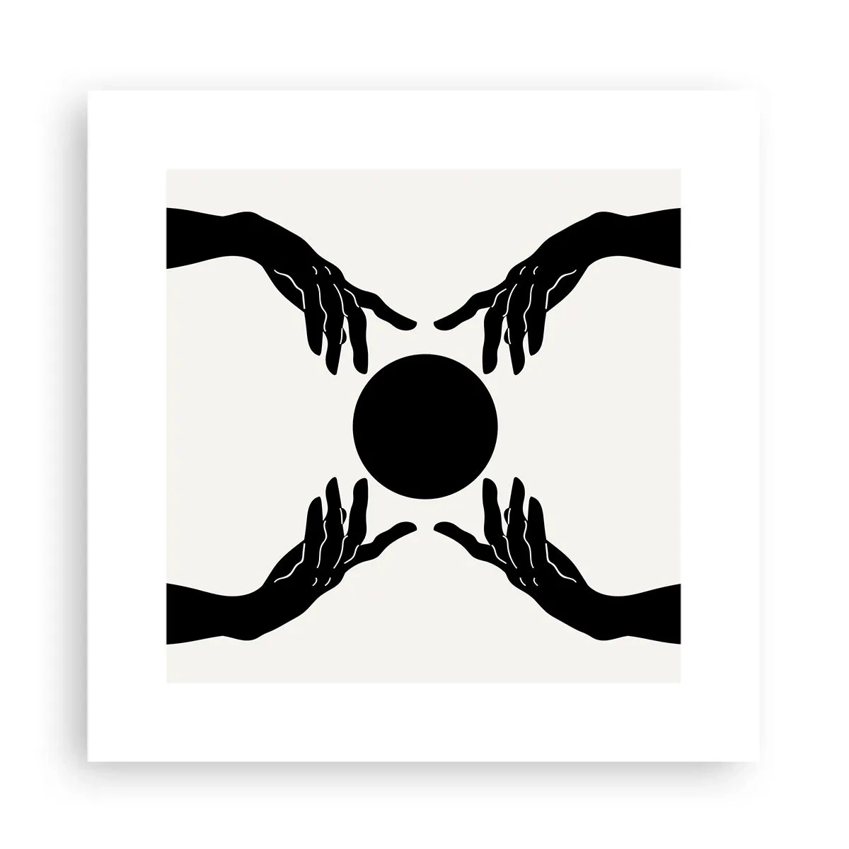 Affisch - Ett hemligt tecken - 30x30 cm