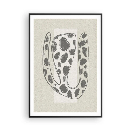 Affisch i svart ram - En bisarr varelse - 70x100 cm