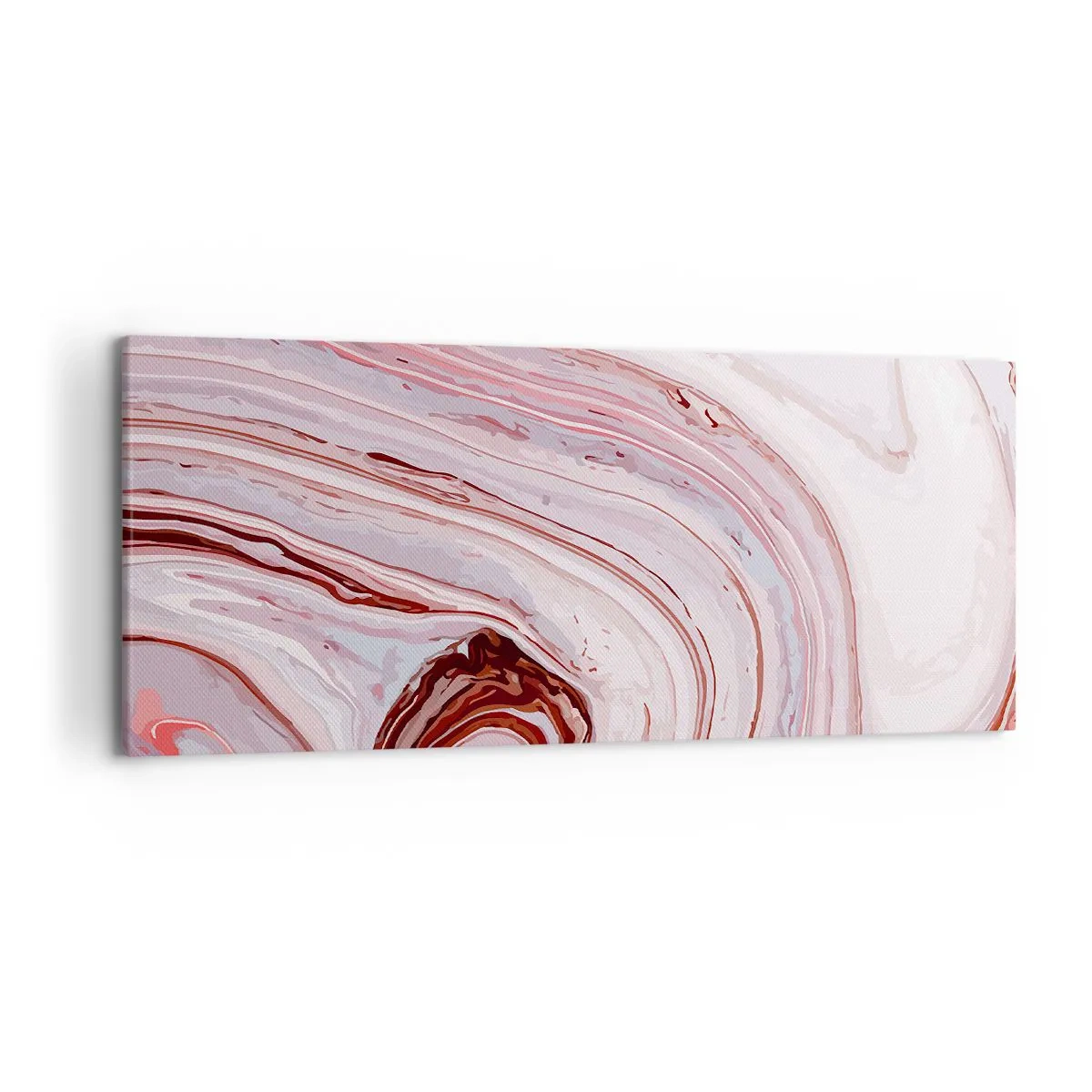 Canvastavla - Bild på duk - Rakt fram, sedan neråt åt höger - 120x50 cm