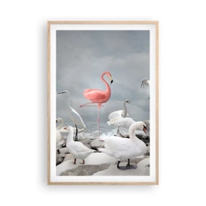 Affisch i ram av ljusek - Hur har jag hamnat här? - 61x91 cm