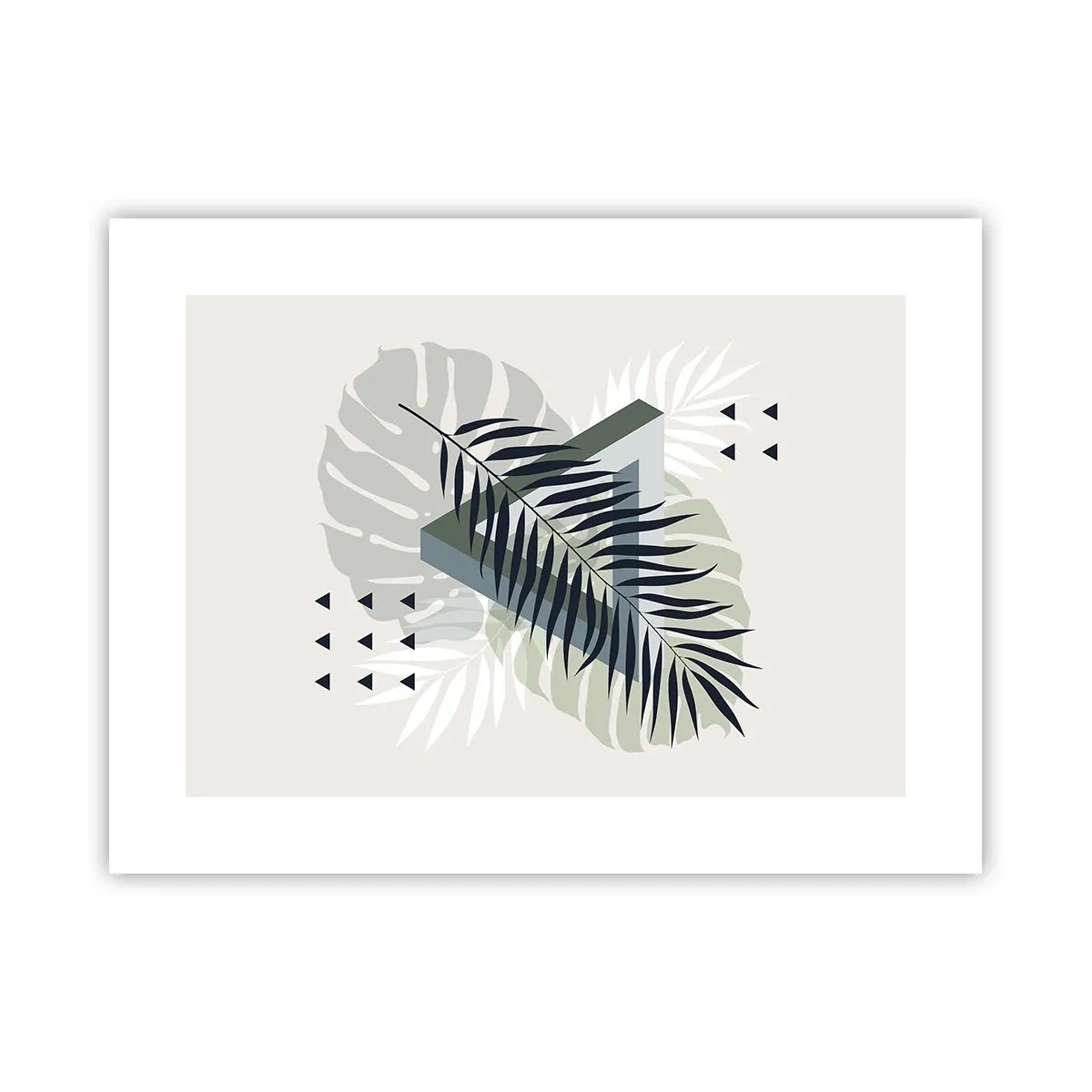 Affisch - Natur och geometri – två ordningar? - 40x30 cm