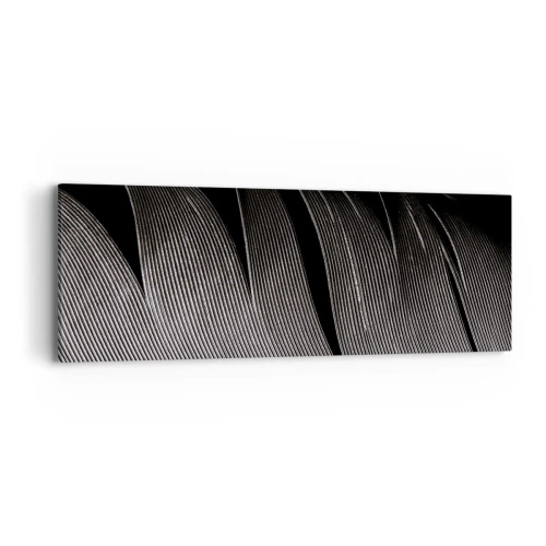Canvastavla - Bild på duk - Fjäder - en underbar konstruktion - 90x30 cm