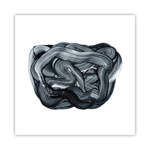 Affisch - Det är inte så enkelt - 40x40 cm