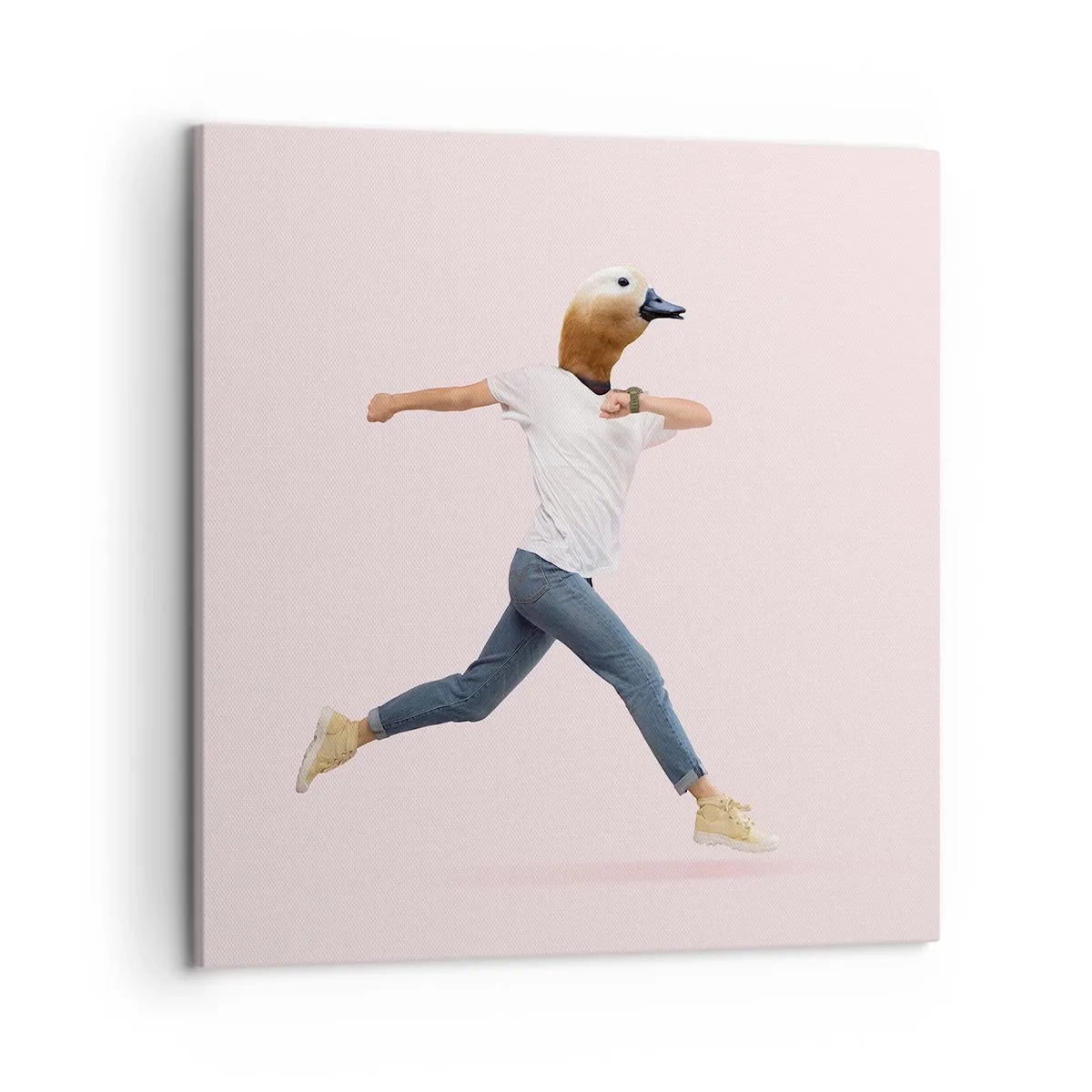 Canvastavla - Bild på duk - En nypa absurd - 50x50 cm