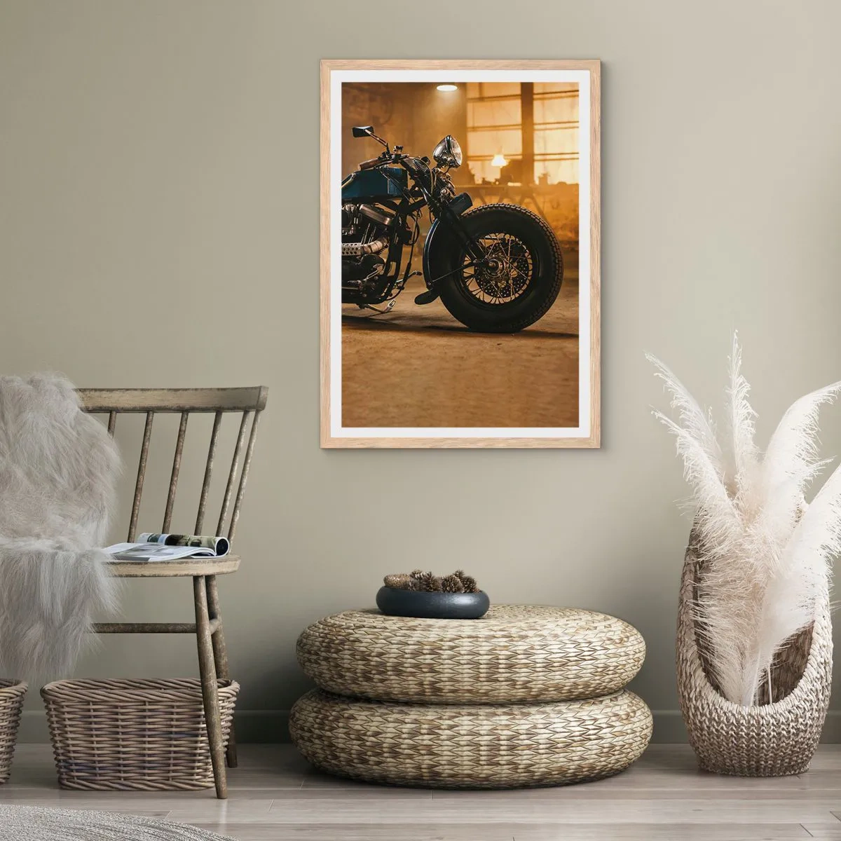 Affisch i ram av ljusek - Jag kan allt - 50x70 cm