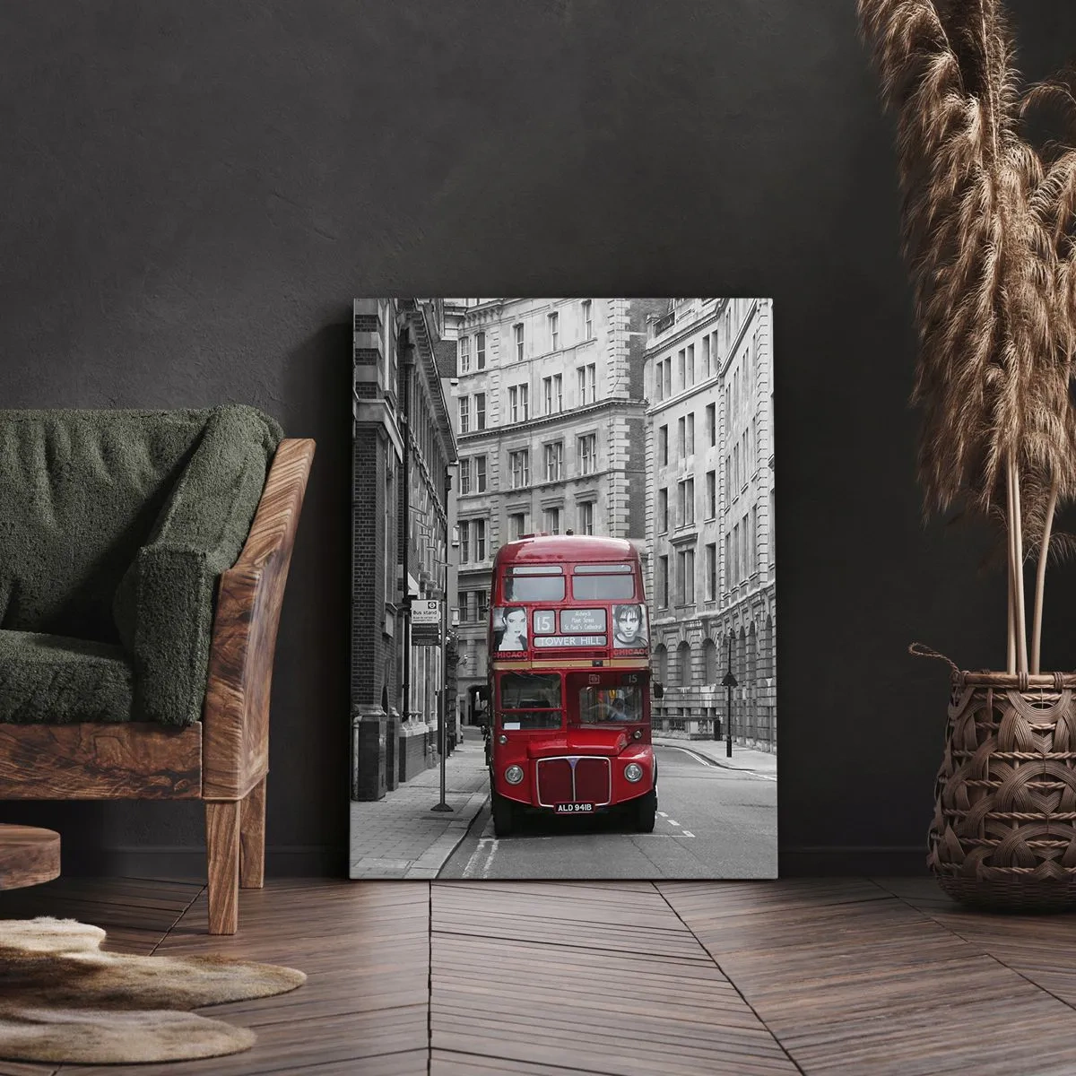 Canvastavla - Bild på duk - Vardagen behöver inte vara grå - 80x120 cm