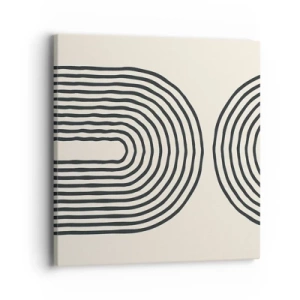 Canvastavla - Bild på duk - Om en stund... - 40x40 cm