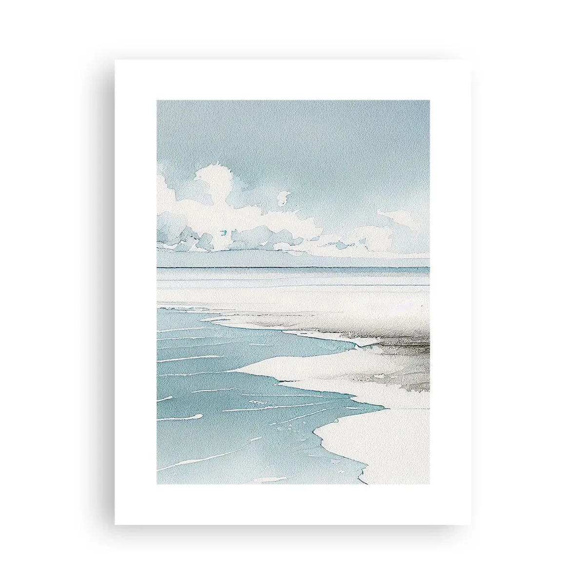 Affisch - Milt tidvatten - 30x40 cm
