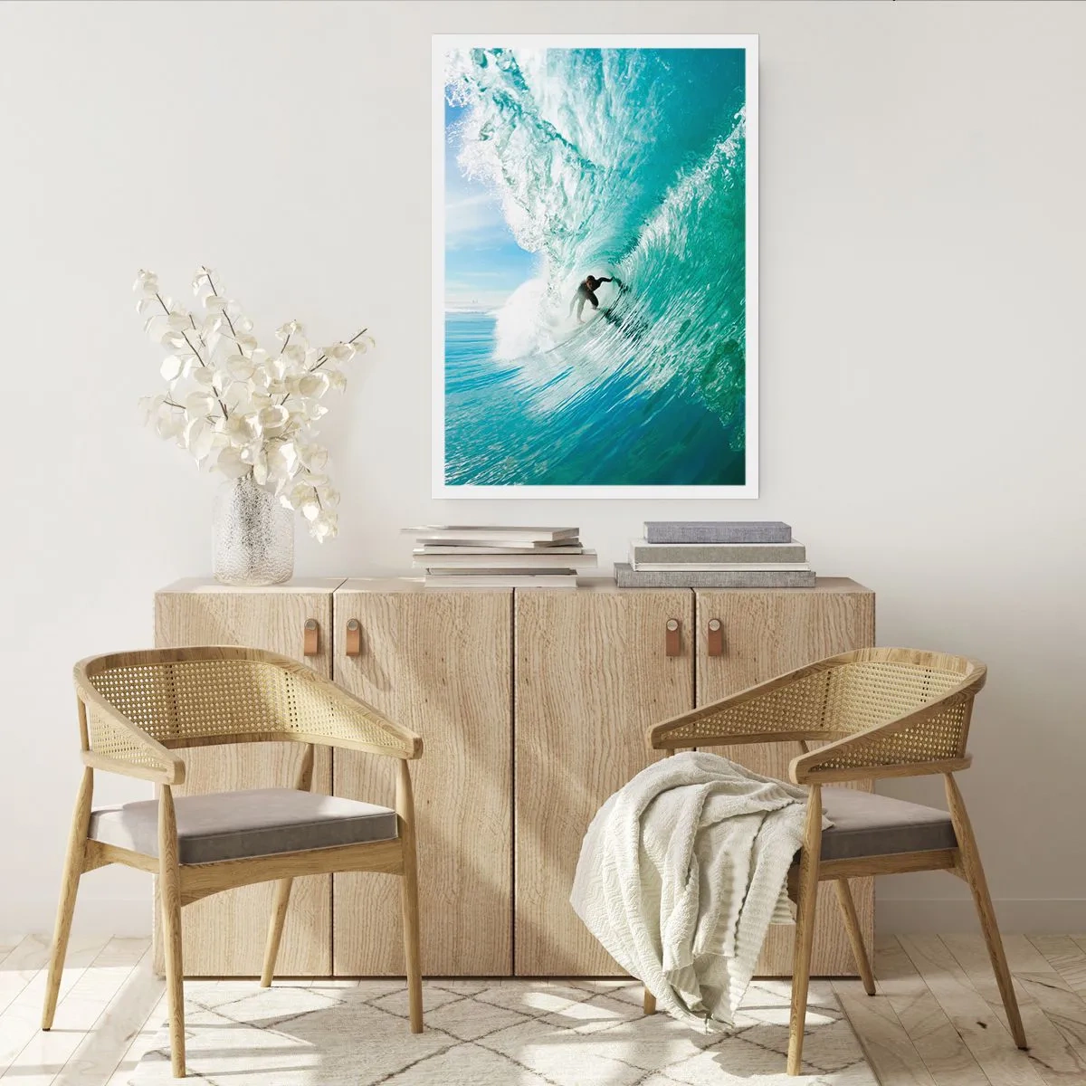 Affisch - Alltid på vågen - 30x40 cm