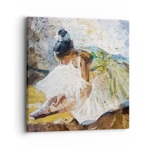 Canvastavla - Bild på duk - Från Degas tavla - 40x40 cm