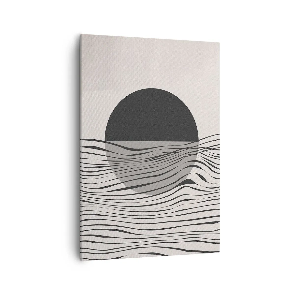 Canvastavla - Bild på duk - Halvdan komposition - 70x100 cm