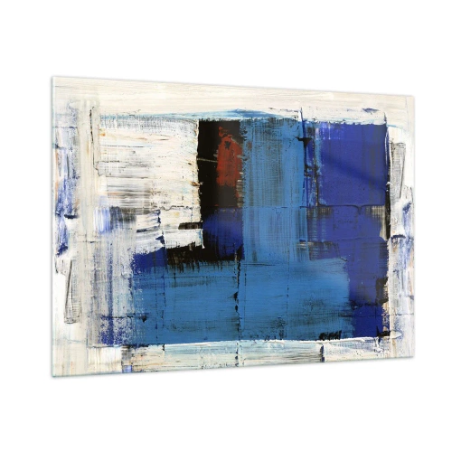 Glastavla - Bild på glas - Det blåas hemlighet - 100x70 cm