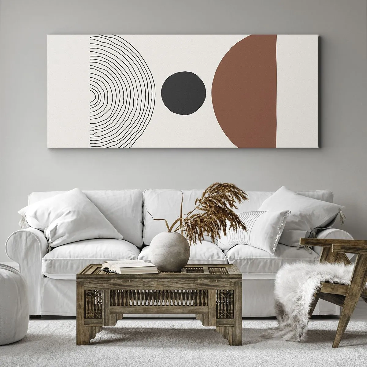 Canvastavla - Bild på duk - I fokus - 90x30 cm